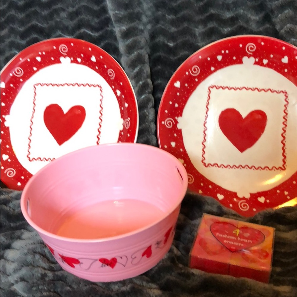Valentine heart bundle of items